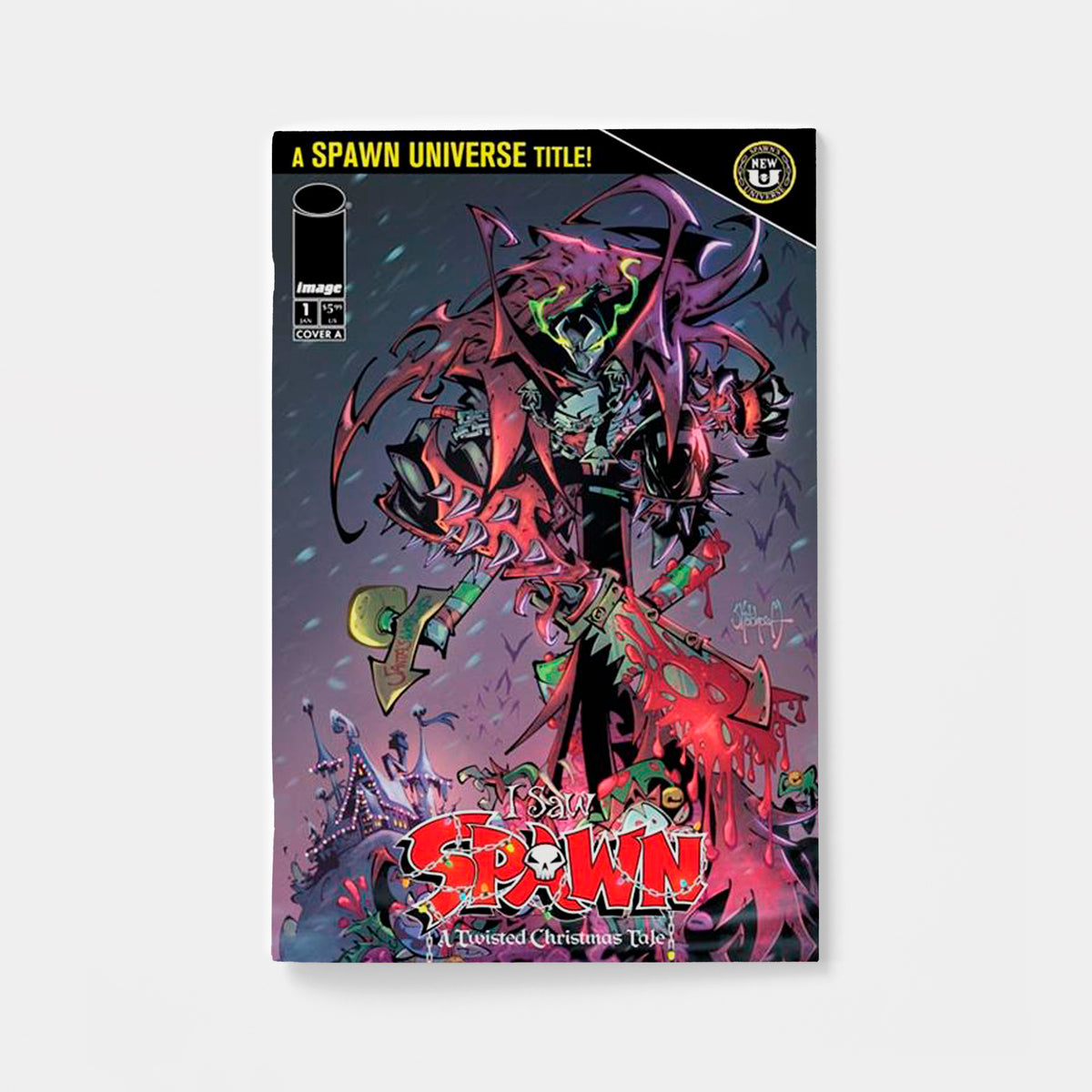 I SAW SPAWN A TWISTED CHRISTMAS TALE #1 (OF 2) CVR A ROB SKETCHCRAFT DUENAS | presale | 2026-11-04