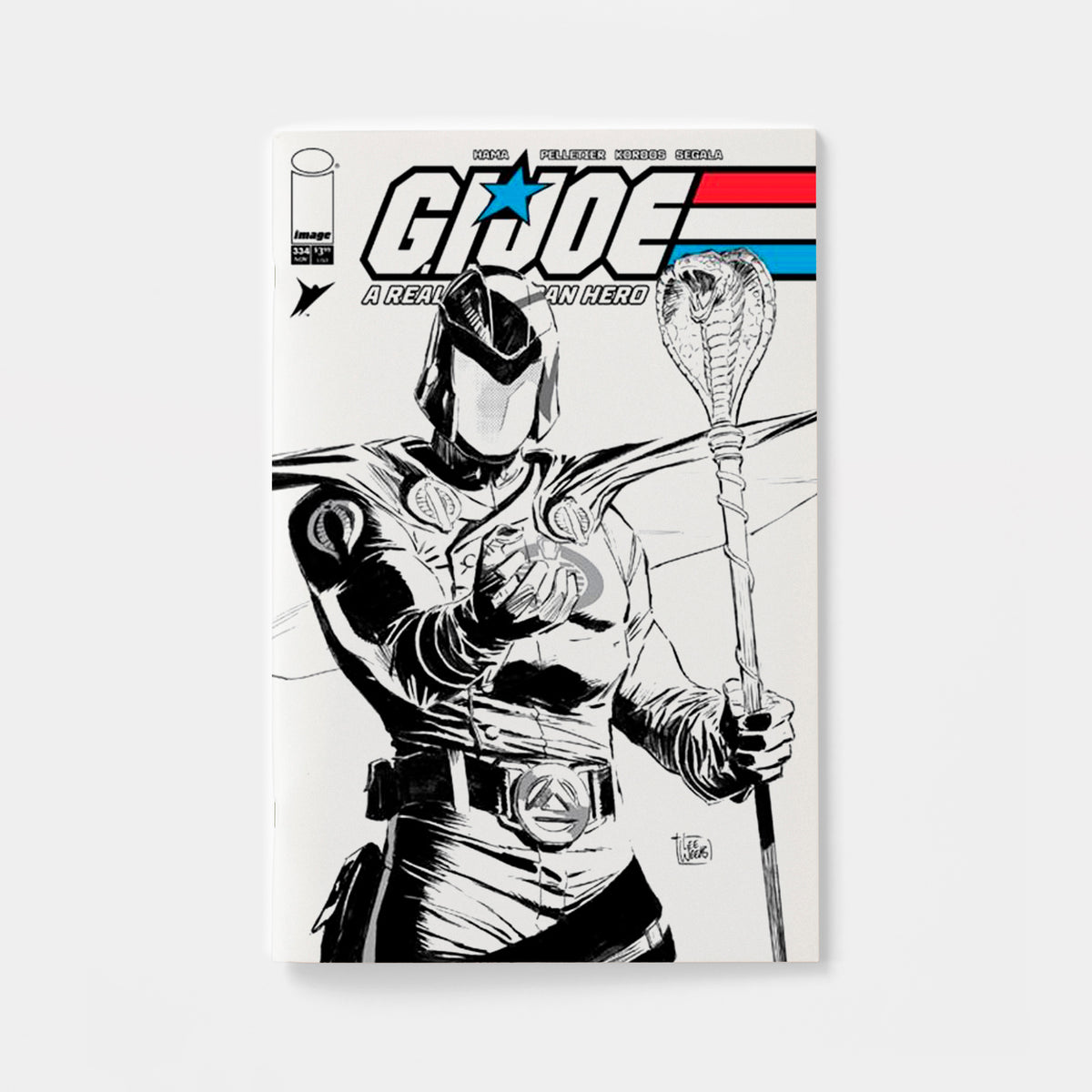 GI JOE A REAL AMERICAN HERO #334 CVR B LEE WEEKS B&W VAR | presale | 2026-11-11