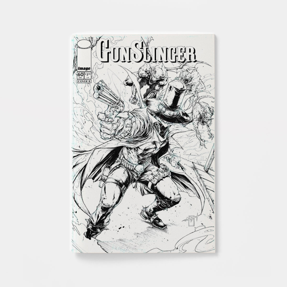 GUNSLINGER SPAWN #60 CVR B JONATHAN URIBE B&W VAR | presale | 2026-11-18