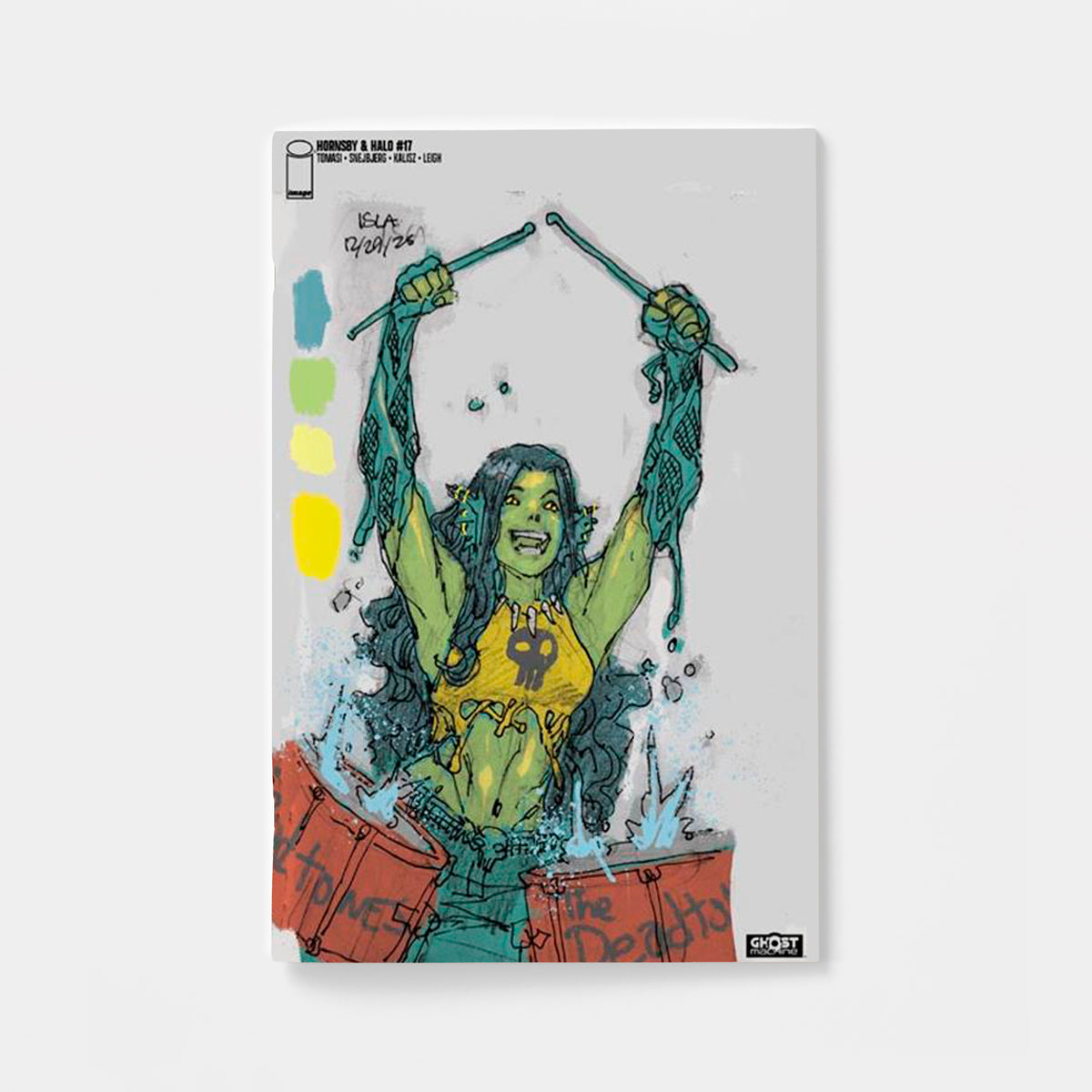 HORNSBY & HALO #17 CVR C FRANCIS MANAPUL DESIGN SKETCH VAR | presale | 2026-11-18