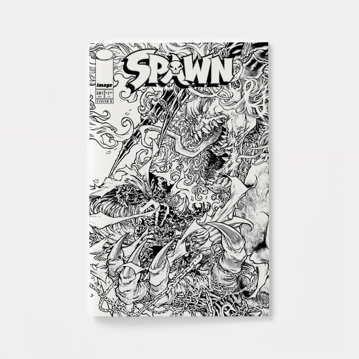 SPAWN #381 CVR B HARVEY TOLIBAO B&W VAR | presale | 2026-11-25