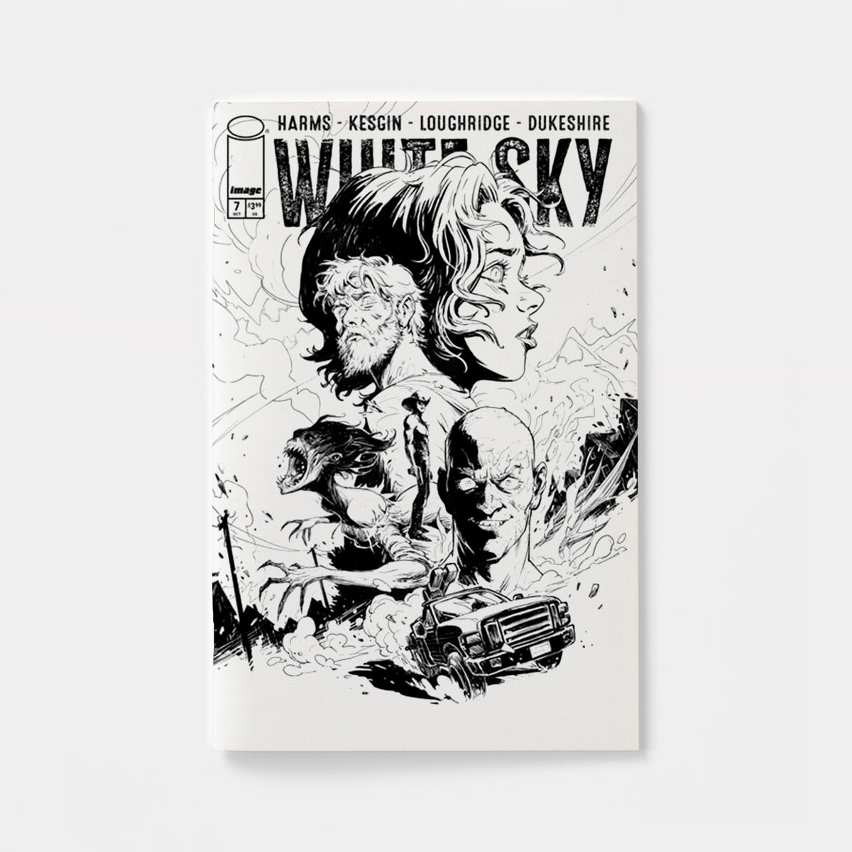 WHITE SKY #7 CVR B SUMEYYE KESGIN B&W VAR (MR) | presale | 2026-11-25