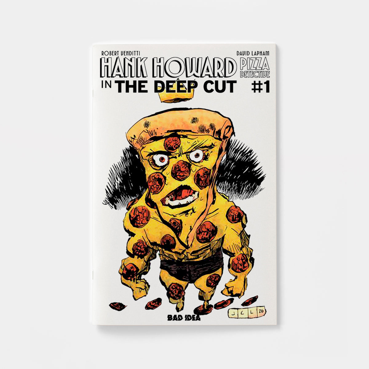 HANK HOWARD PIZZA DETECTIVE THE DEEP CUT #1 (ONE SHOT) CVR C PIZZA BY JESSE LONERGAN VAR | presale | 2026-12-02