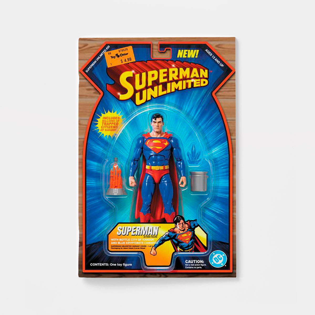SUPERMAN UNLIMITED #20 CVR B JASON GEYER SUPERMAN WITH KANDOR ACTION (FIGURE) COMICS CARD STOCK VAR | presale | 2026-12-16