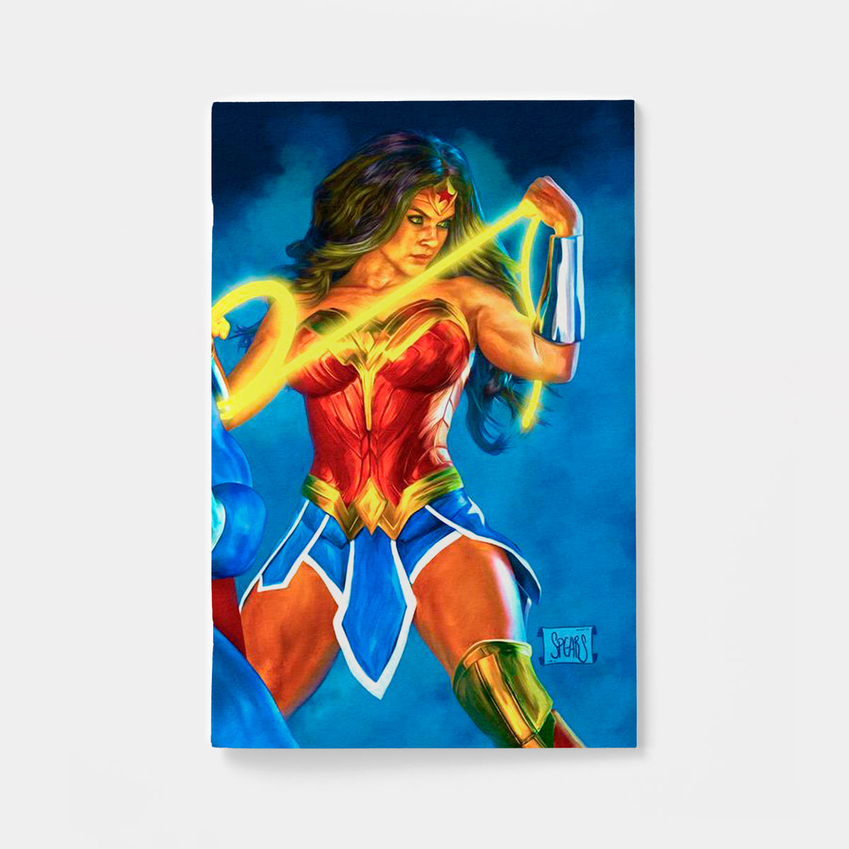 JUSTICE LEAGUE UNLIMITED #26 CVR D MARK SPEARS 3-PART CONNECTING WONDER WOMAN CARD STOCK VAR | presale | 2026-12-23