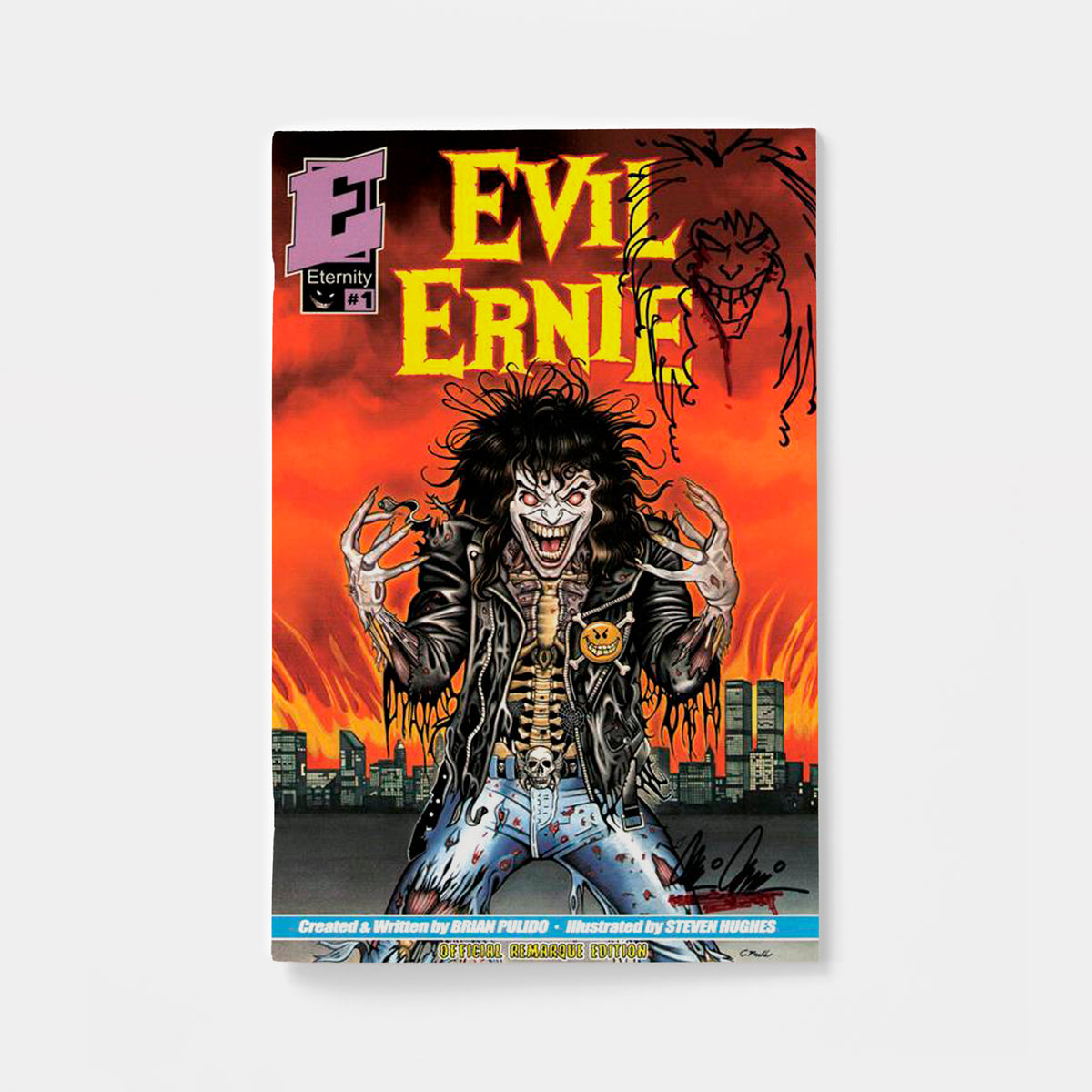EVIL ERNIE #1 35TH ANNIVERSARY FACSIMILE EDITION CVR F ERIC MACHE REMARQUED BY BRIAN PULIDO VAR | presale | 2026-12-02
