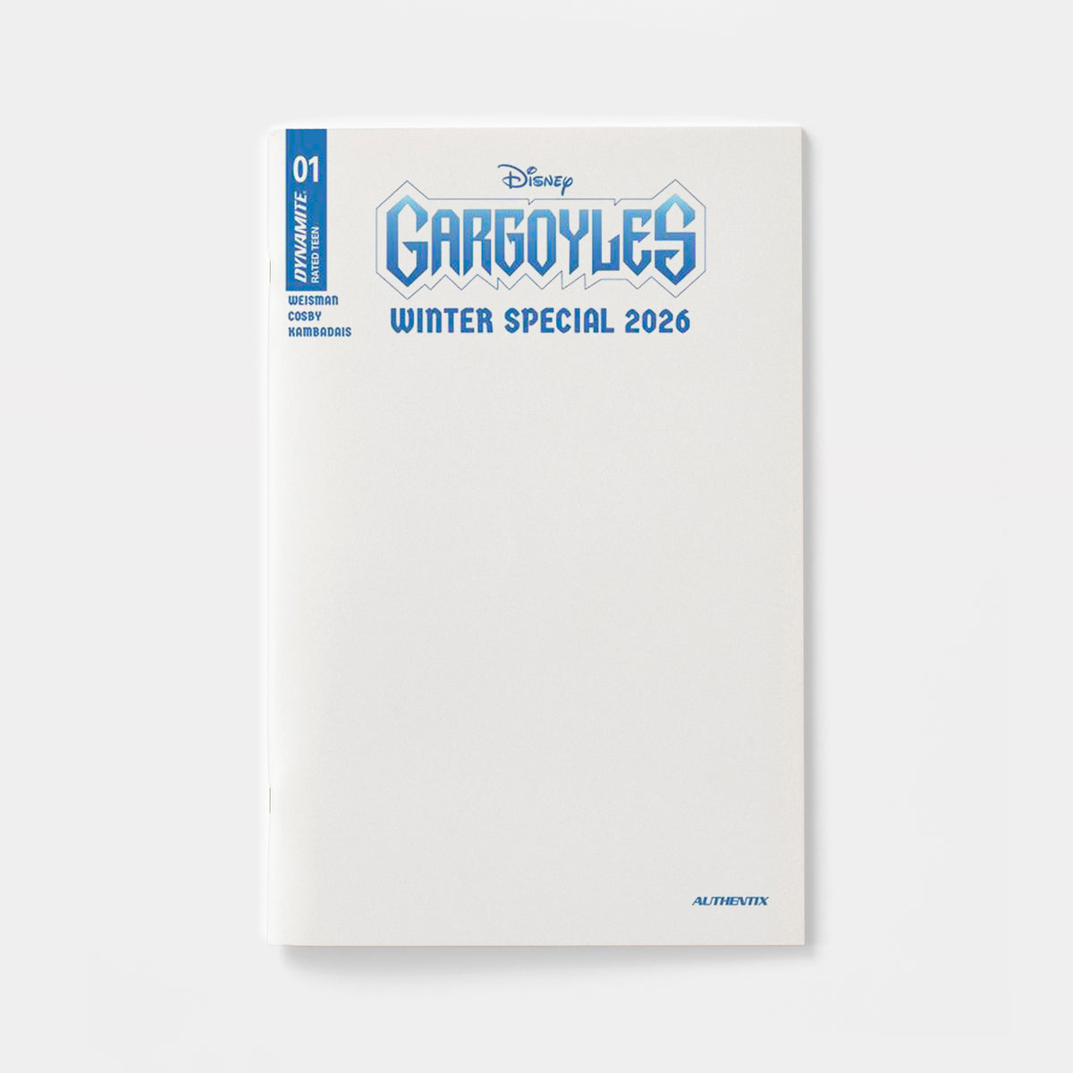GARGOYLES WINTER SPECIAL 2026 #1 (ONE SHOT) CVR E BLANK AUTHENTIX VAR | presale | 2026-12-09