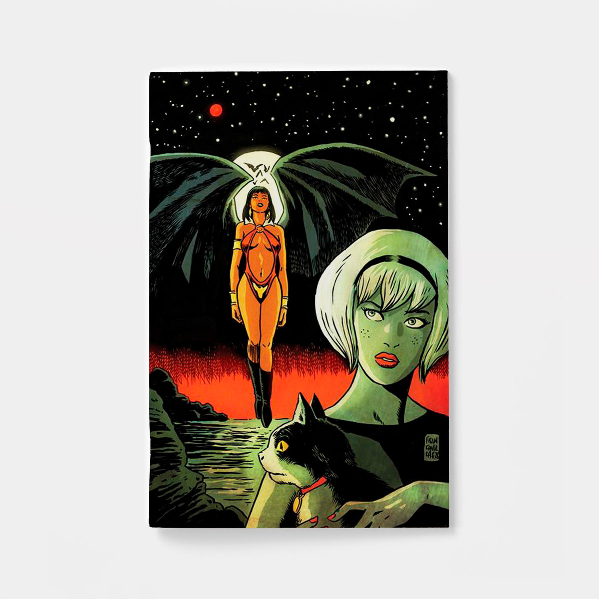 SABRINA THE TEENAGE WITCH VAMPIRELLA #1 CVR I FRANCESCO FRANCAVILLA METAL PREMIUM VAR | presale | 2026-12-16