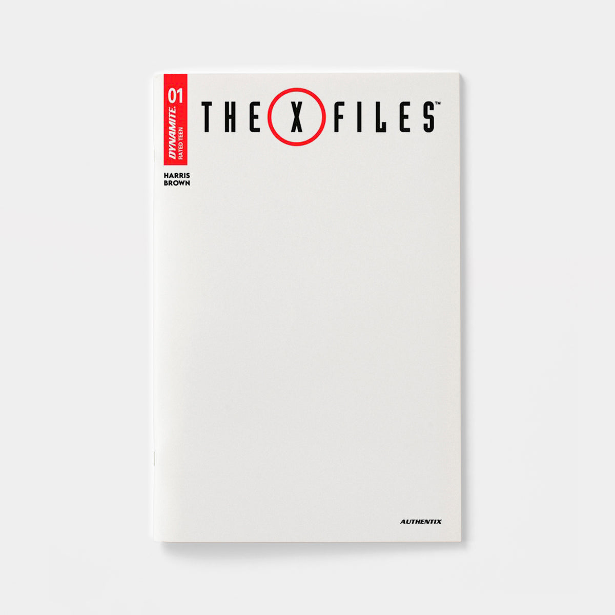 X FILES (2026) #1 CVR F BLANK AUTHENTIX VAR | presale | 2026-12-09