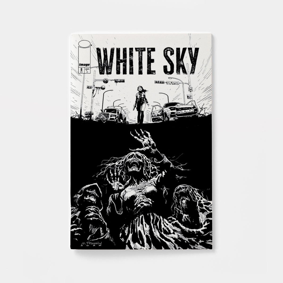 WHITE SKY #8 CVR B MARCELO FRUSIN B&W VAR (MR) | presale | 2026-12-30