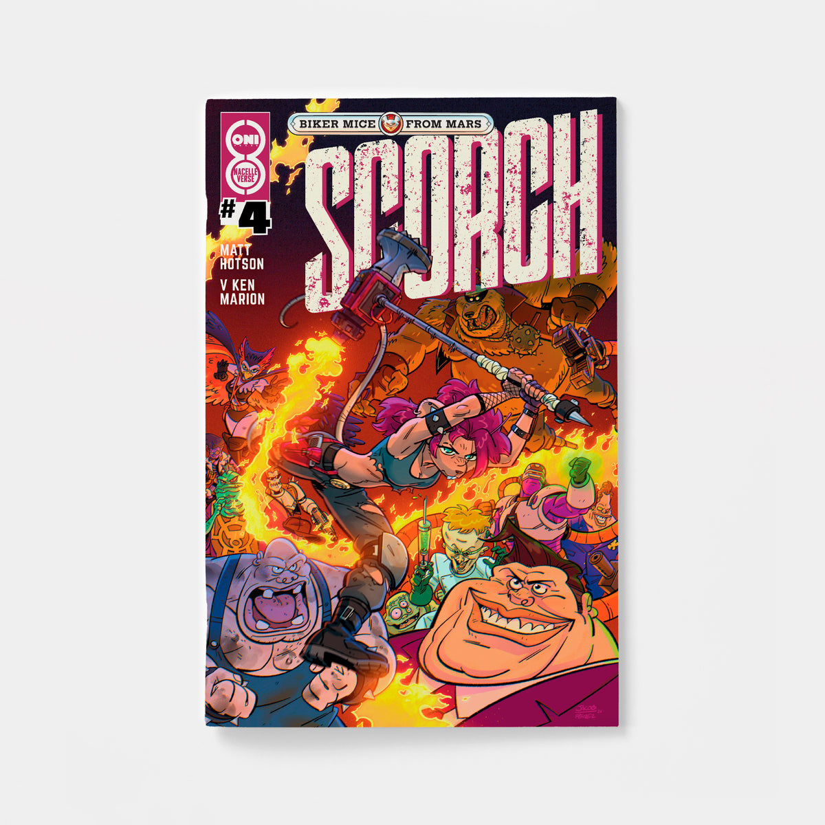 Biker Mice from Mars Scorch #4 Cover B Jacob Perez Var | presale | 2026-11-25