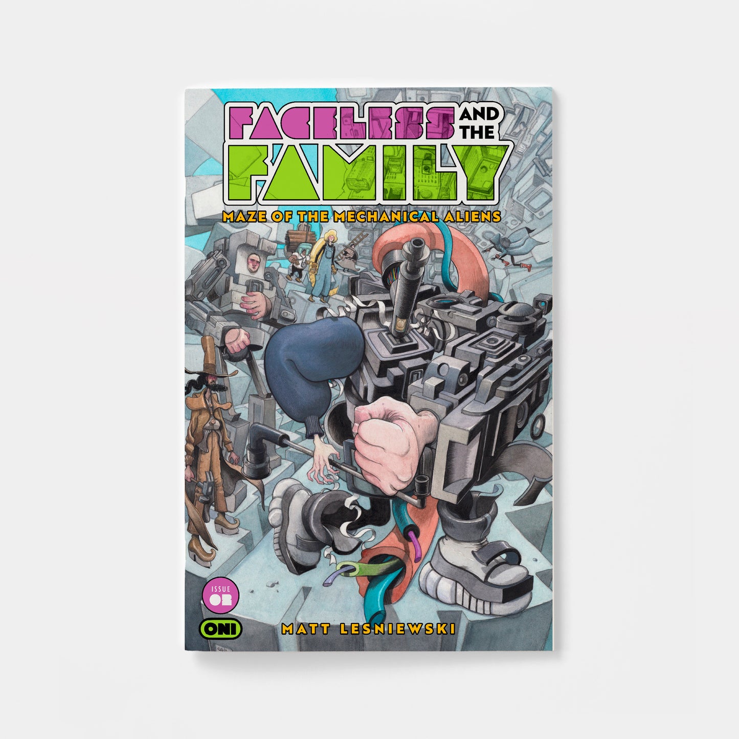 FACELESS AND THE FAMILY MAZE OF THE MECHANICAL ALIENS #2 CVR B FAREL DALRYMPLE VAR