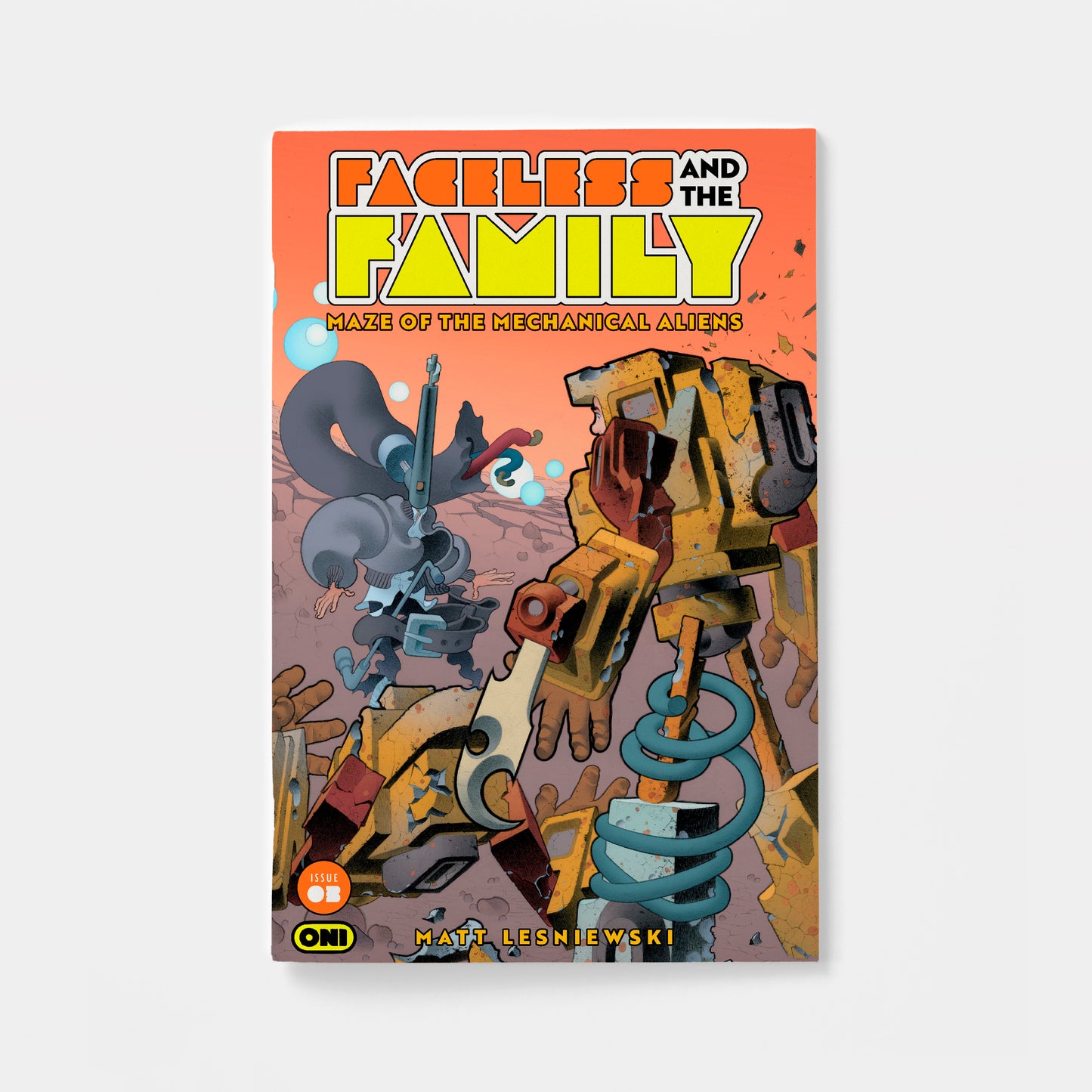 FACELESS AND THE FAMILY MAZE OF THE MECHANICAL ALIENS #3 CVR A MATT LESNIEWSKI | presale | 2026-09-16