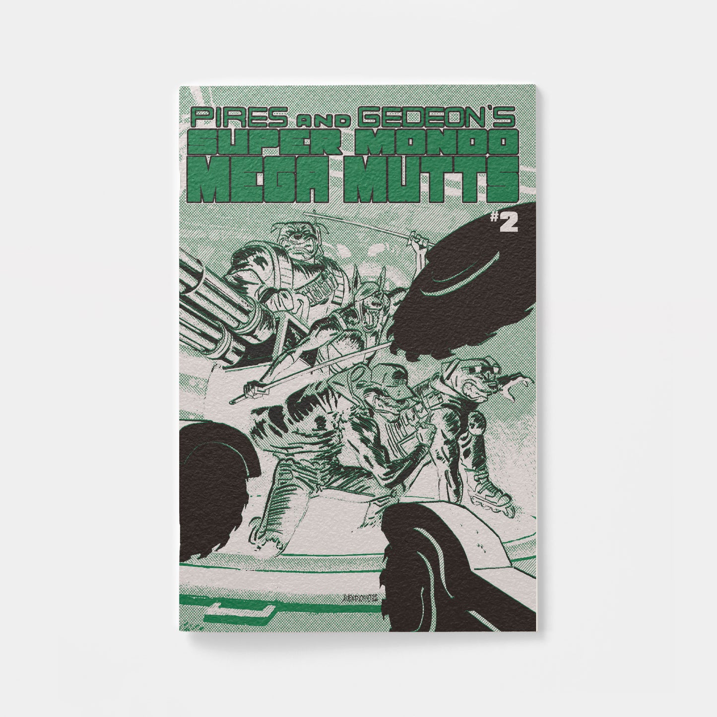 SUPER MONDO MEGA MUTTS #2 CVR E ALEX DIOTTO FOIL VAR