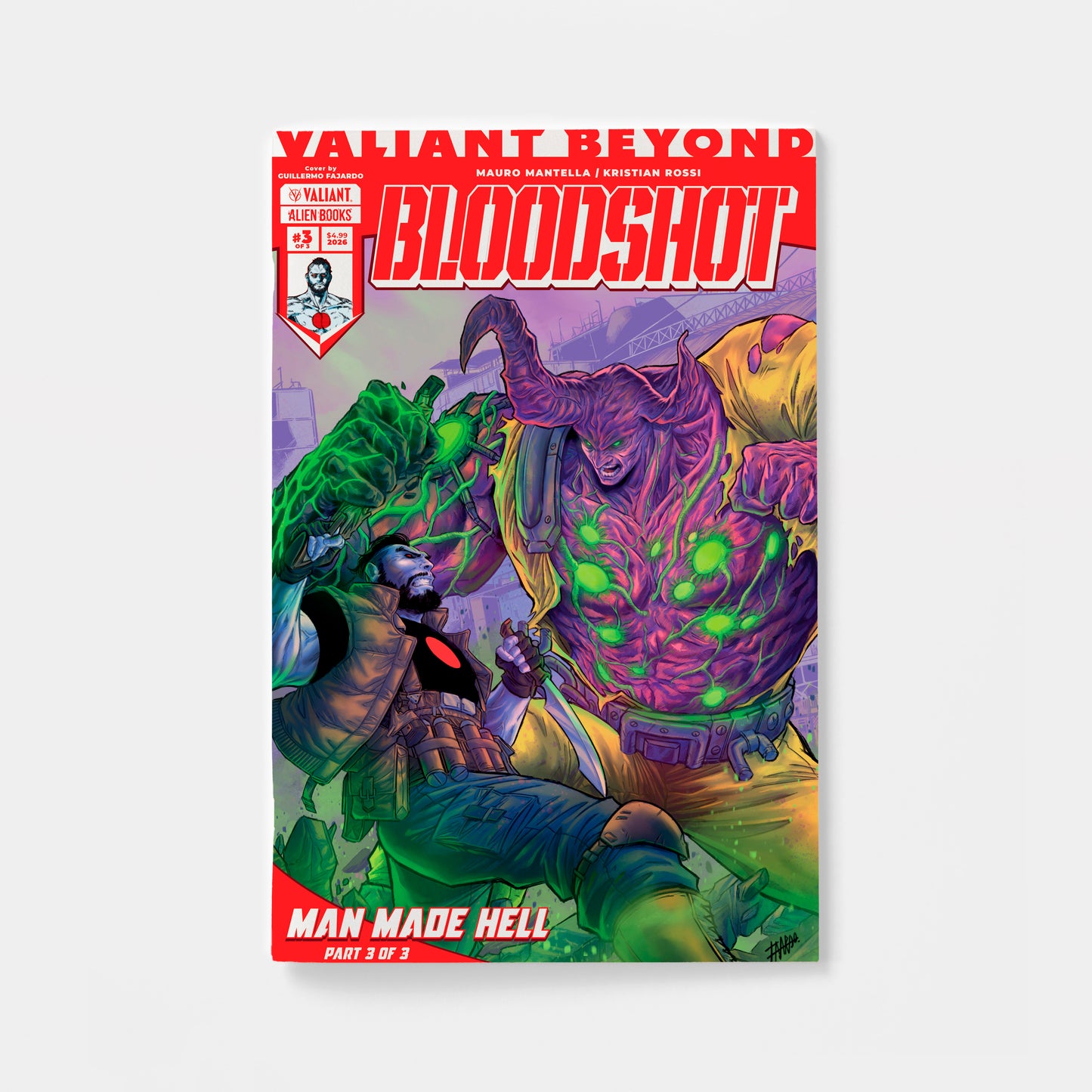 Valiant Beyond: Bloodshot #6--Man Made Hell #3 Cover A (Fajardo)