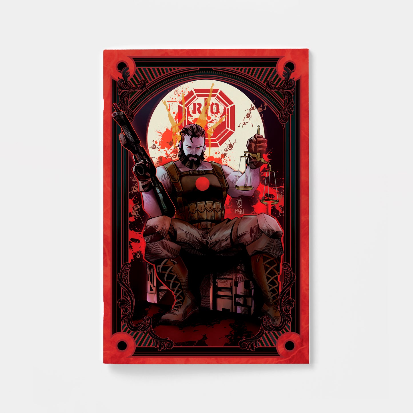 Valiant Beyond: Bloodshot #7--Toy Soldiers #1 Variant B (Sabbatini Full Art Tarot Variant) | presale | 2026-11-11