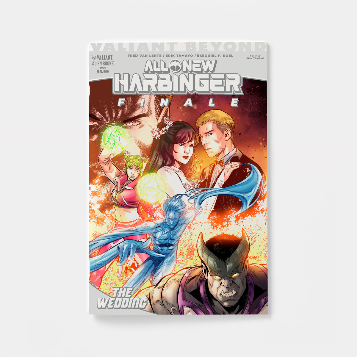 Valiant Beyond: All-New Harbinger Finale--The Wedding Cover A (Tamayo) | presale | 2026-12-02