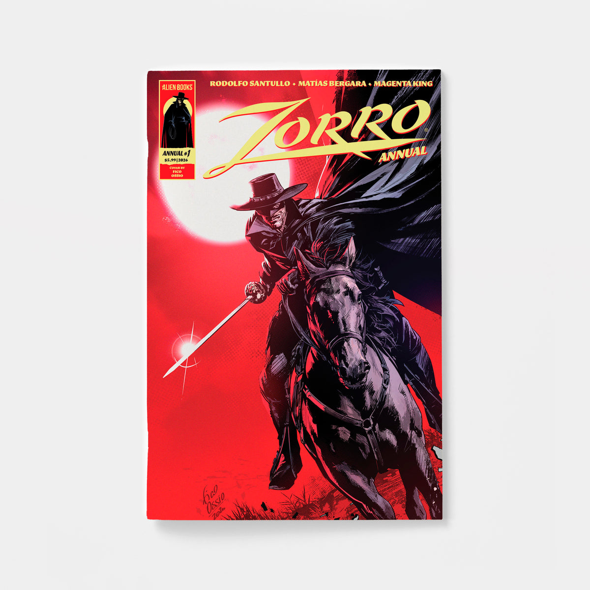 Zorro Annual #1 Variant B (Ossio) | presale | 2026-12-16