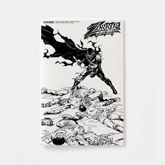 Zorro's Legacy #3 Variant D (Lopresti B&W) | presale | 2026-09-30