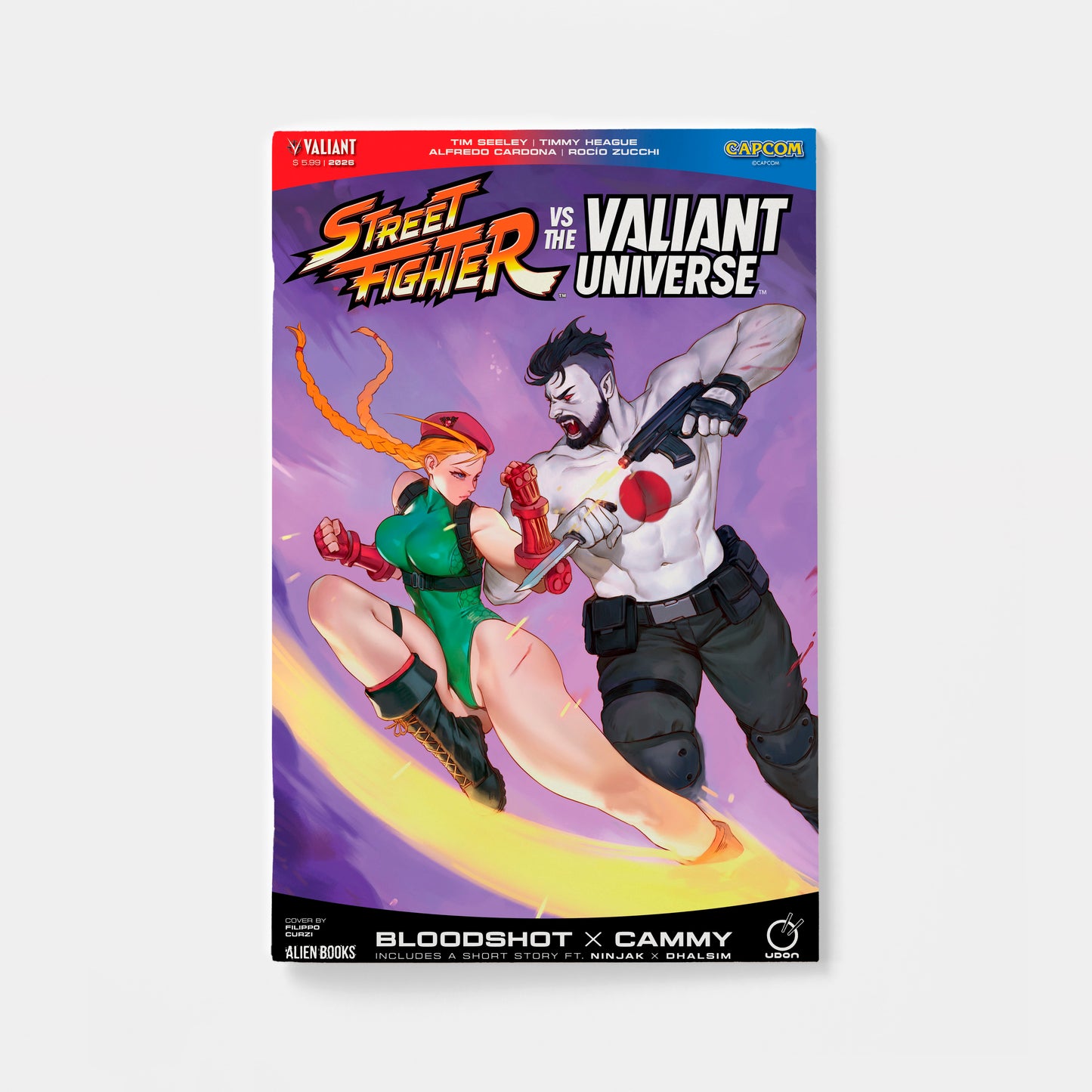 Street Fighter Vs. The Valiant Universe Special Cover A (Curzi)