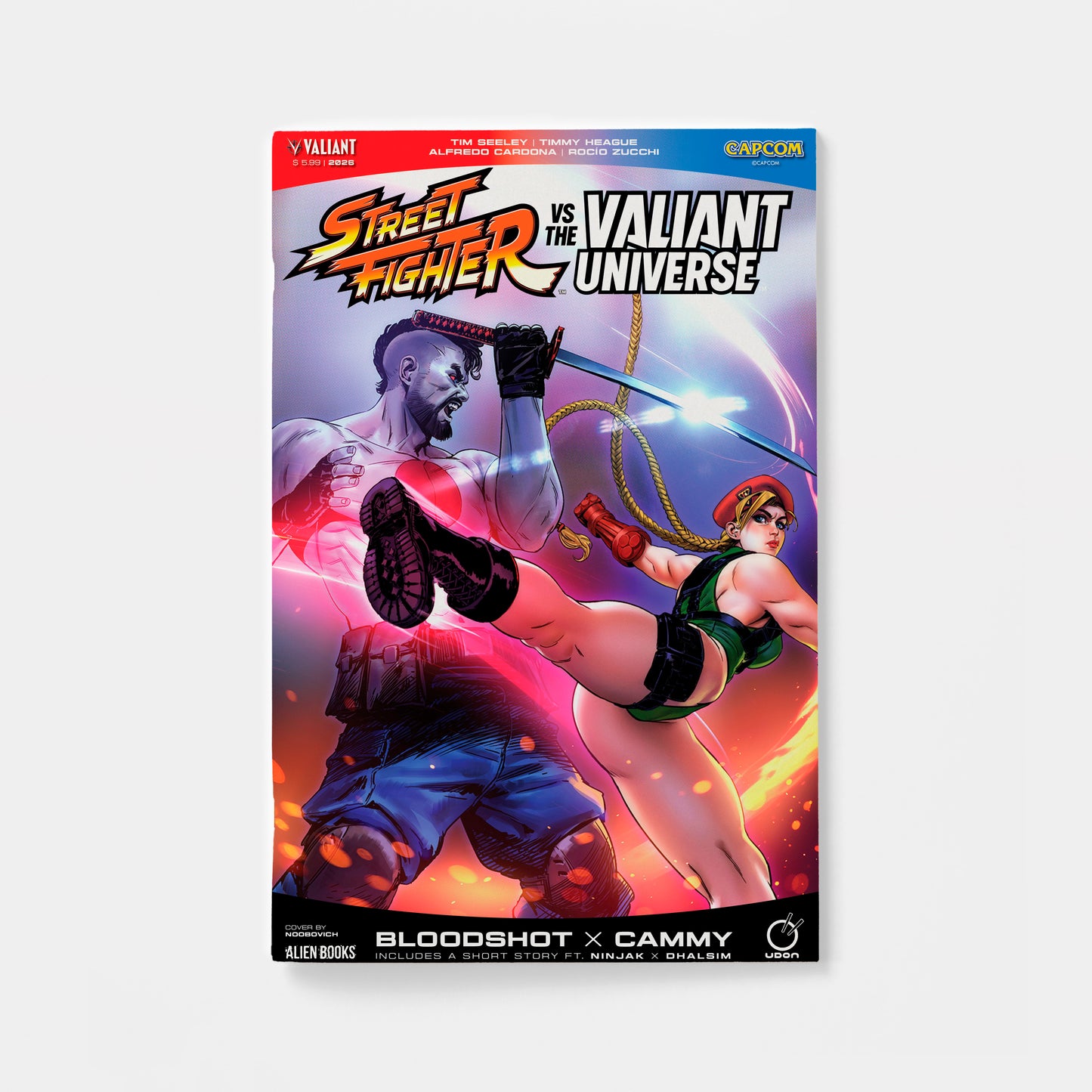 Street Fighter Vs. The Valiant Universe Special Variant D (Noobovich)