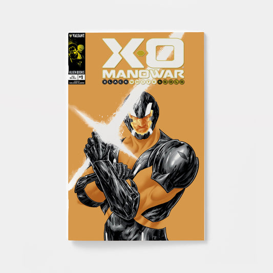 X-O Manowar Black, White & Gold #1 Cover A (Fajardo) | presale | 2026-10-21