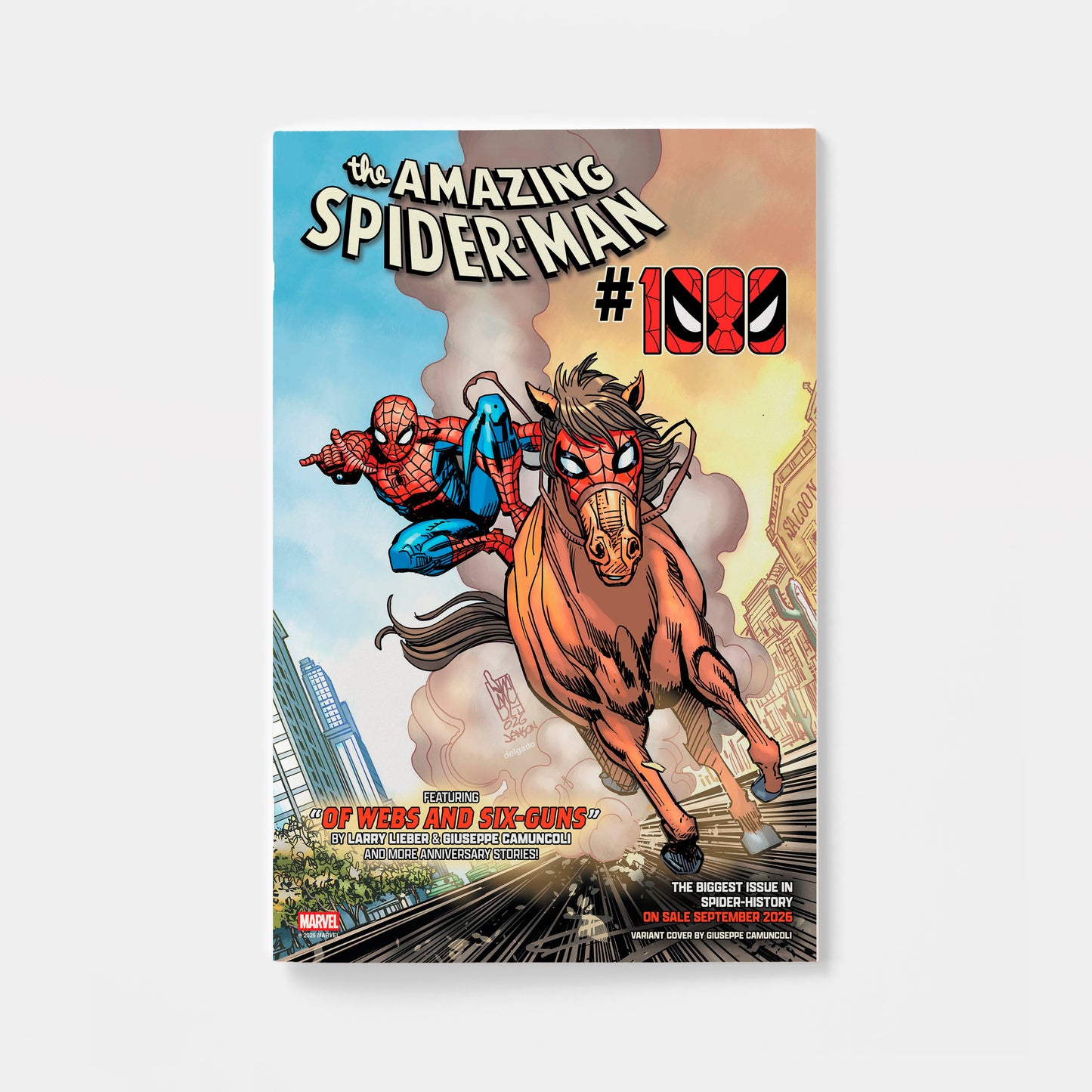 AMAZING SPIDER-MAN #1000 GIUSEPPE CAMUNCOLI VARIANT