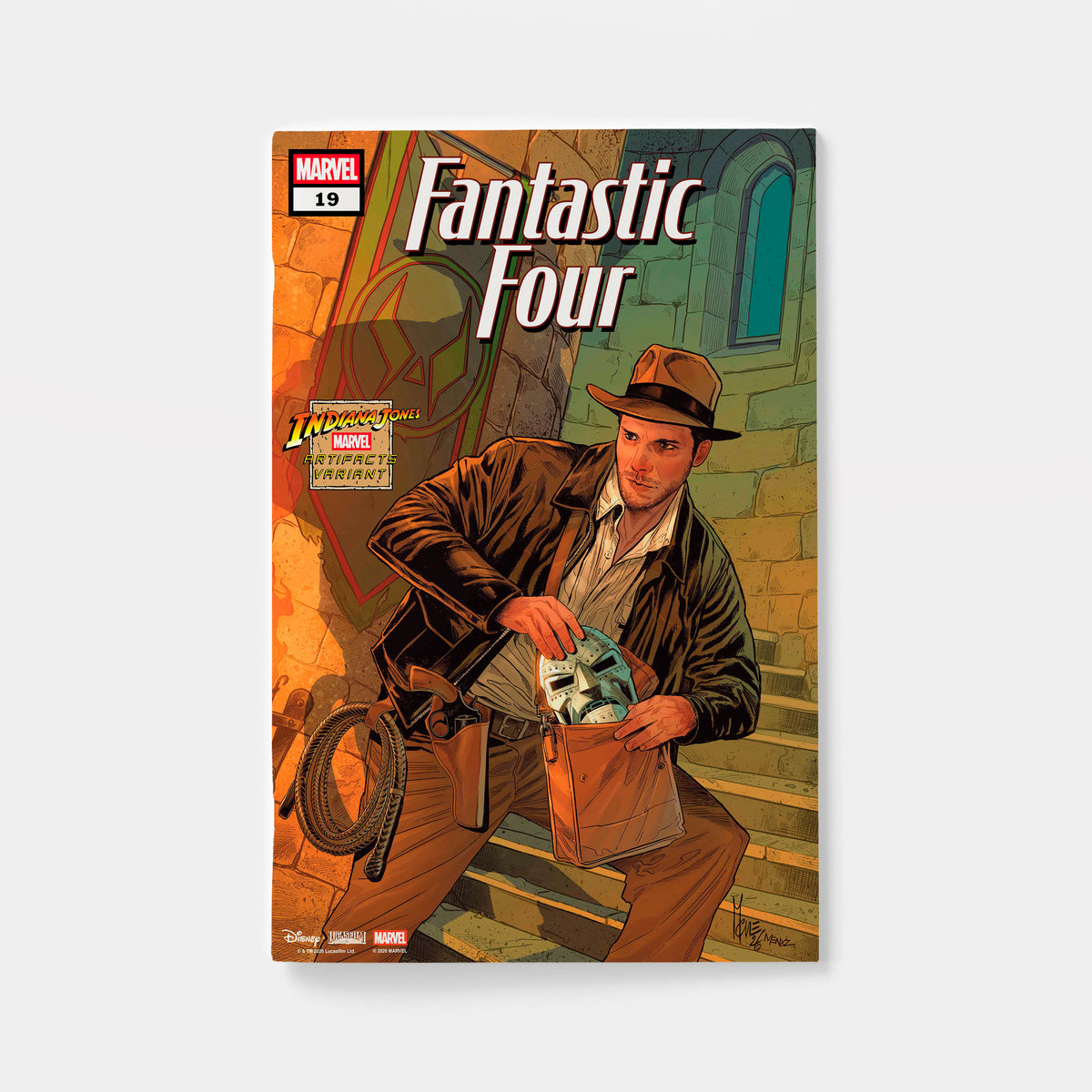 FANTASTIC FOUR #19 MARCO CHECCHETTO INDIANA JONES MARVEL ARTIFACT VARIANT | presale | 2026-11-18