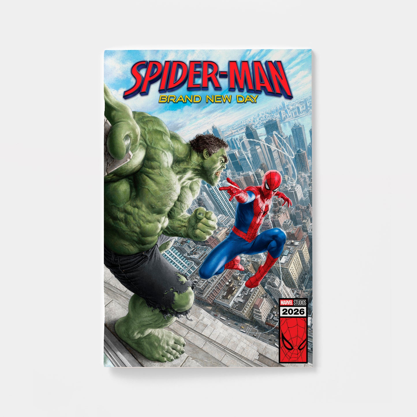 INFERNAL HULK #10 MAURO CASCIOLI SPIDER-MAN: BRAND NEW DAY MARVEL STUDIOS VARIANT