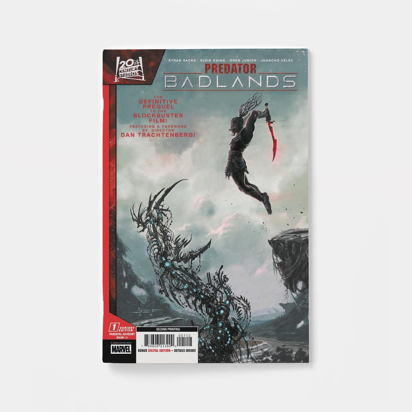 PREDATOR: BADLANDS #1 JUAN FERREYRA 2ND PRINTING VARIANT