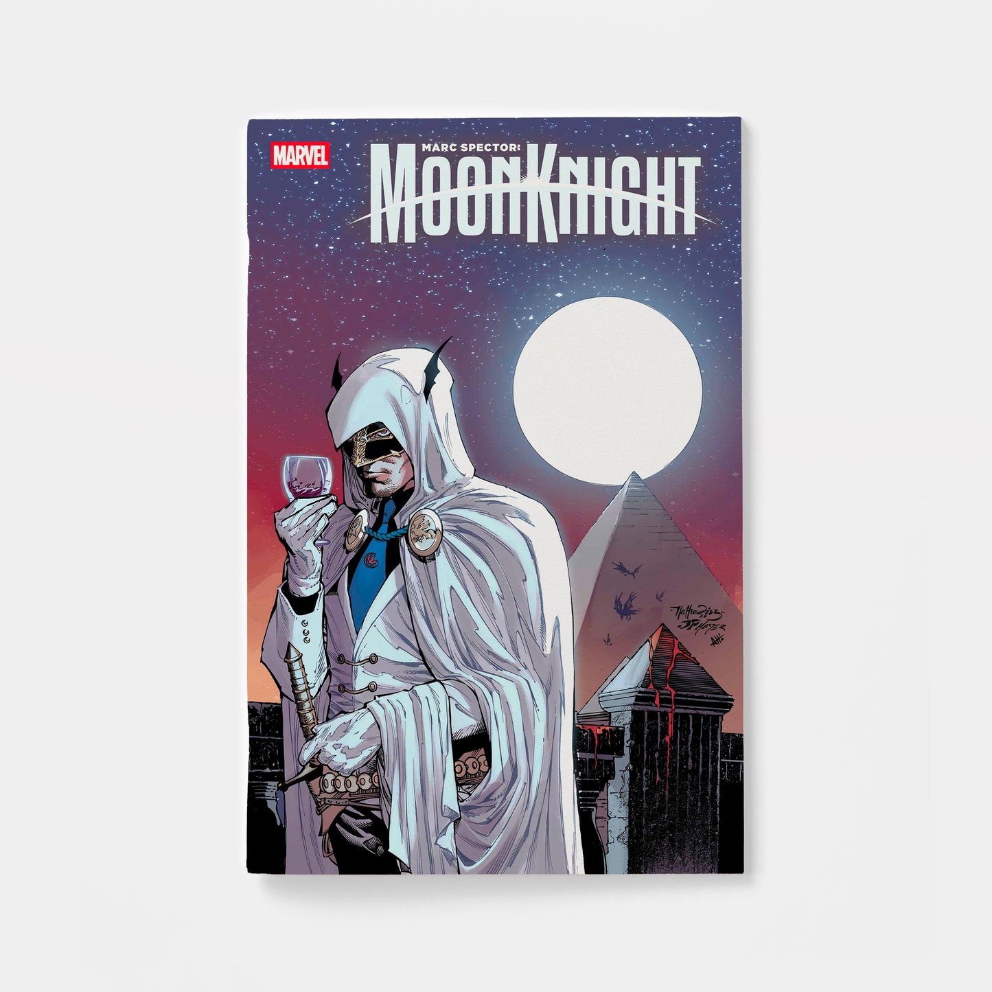 MARC SPECTOR: MOON KNIGHT #6 NETHO DIAZ HELLFIRE COSTUME SWAP VARIANT