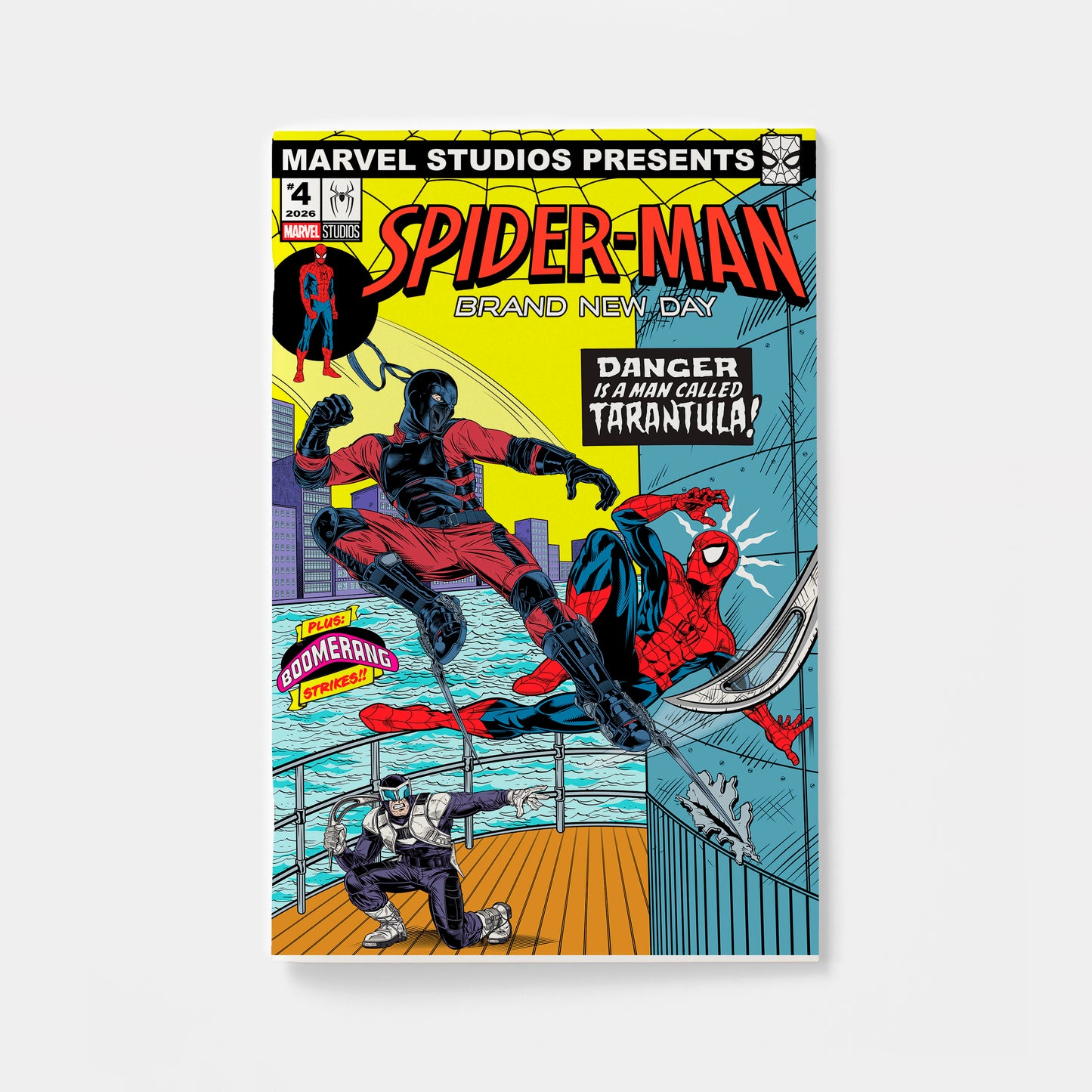 PUNISHER VS. SPIDER-MAN #2 ADAM STAFFORD SPIDER-MAN: BRAND NEW DAY MARVEL STUDIOS VARIANT