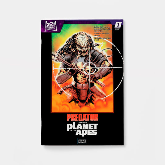 PREDATOR VS. THE PLANET OF THE APES #1 CHRIS CAMPANA MOVIE POSTER HOMAGE VARIANT