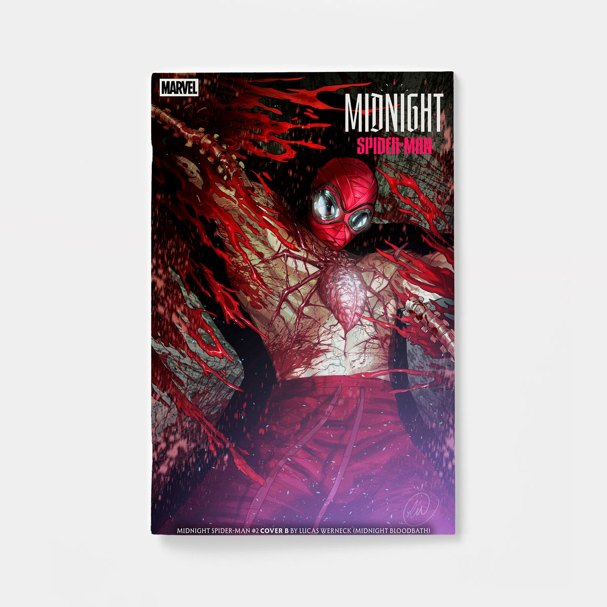 MIDNIGHT SPIDER-MAN #2 COVER B LUCAS WERNECK MIDNIGHT BLOODBATH VARIANT | presale | 2026-11-18