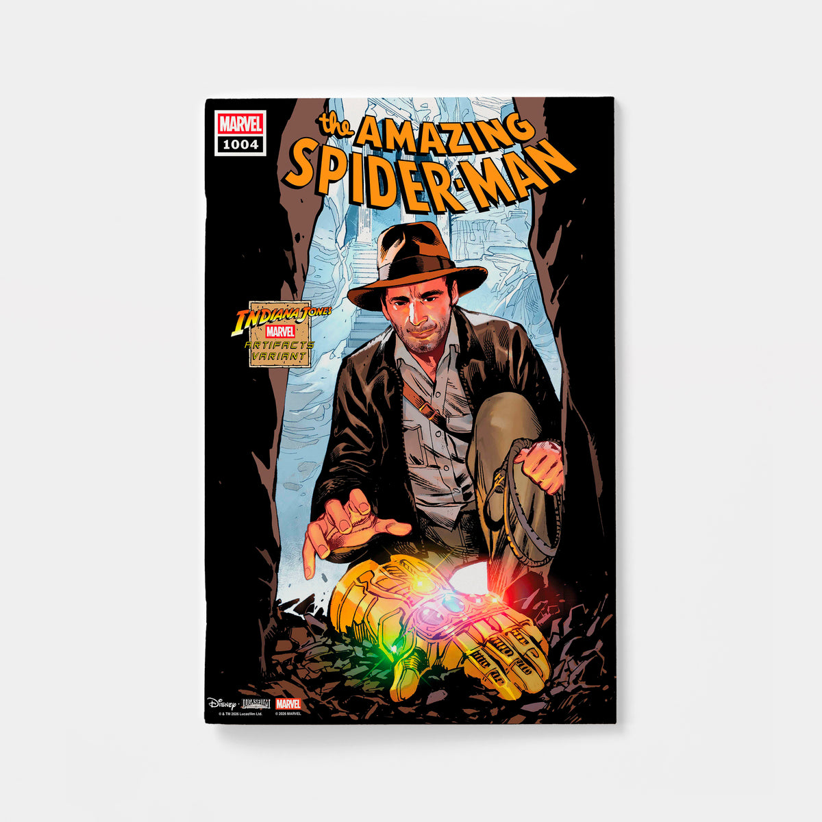 AMAZING SPIDER-MAN #1004 SARA PICHELLI INDIANA JONES MARVEL ARTIFACT VARIANT | presale | 2026-11-25
