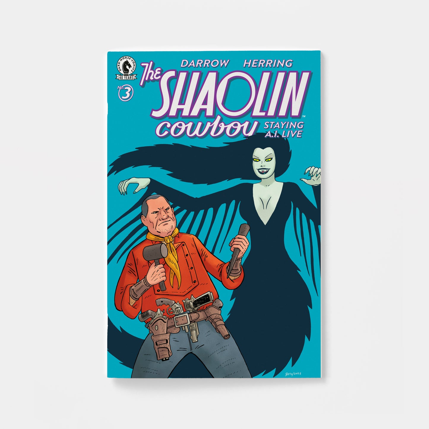 Shaolin Cowboy: Staying A.I.Live #3 (CVR C) (Gilbert Hernandez)