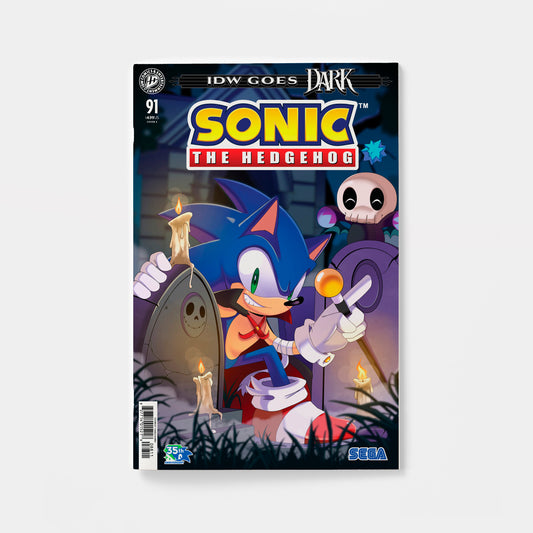 Sonic the Hedgehog #91 Variant E (Kareh IDW Goes Dark Variant) | presale | 2026-10-28