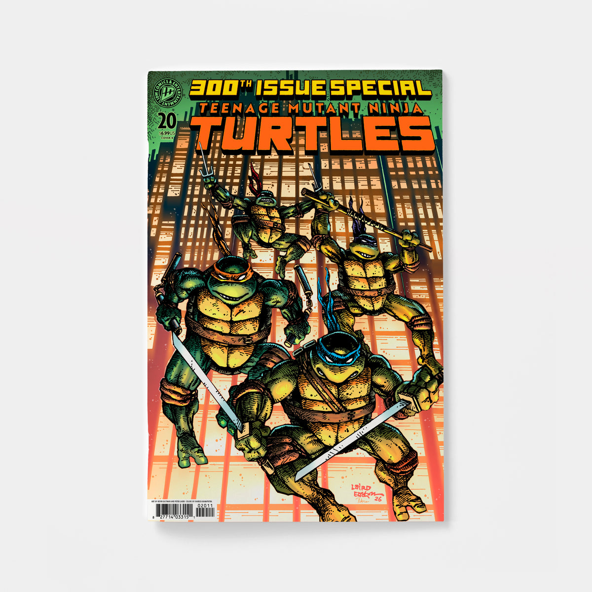 Teenage Mutant Ninja Turtles #20: 300th Issue Special Variant B (Eastman & Laird)