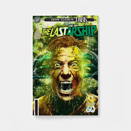Star Trek: The Last Starship #12 Variant C (Gonzalez IDW Goes Dark Variant) | presale | 2026-10-21