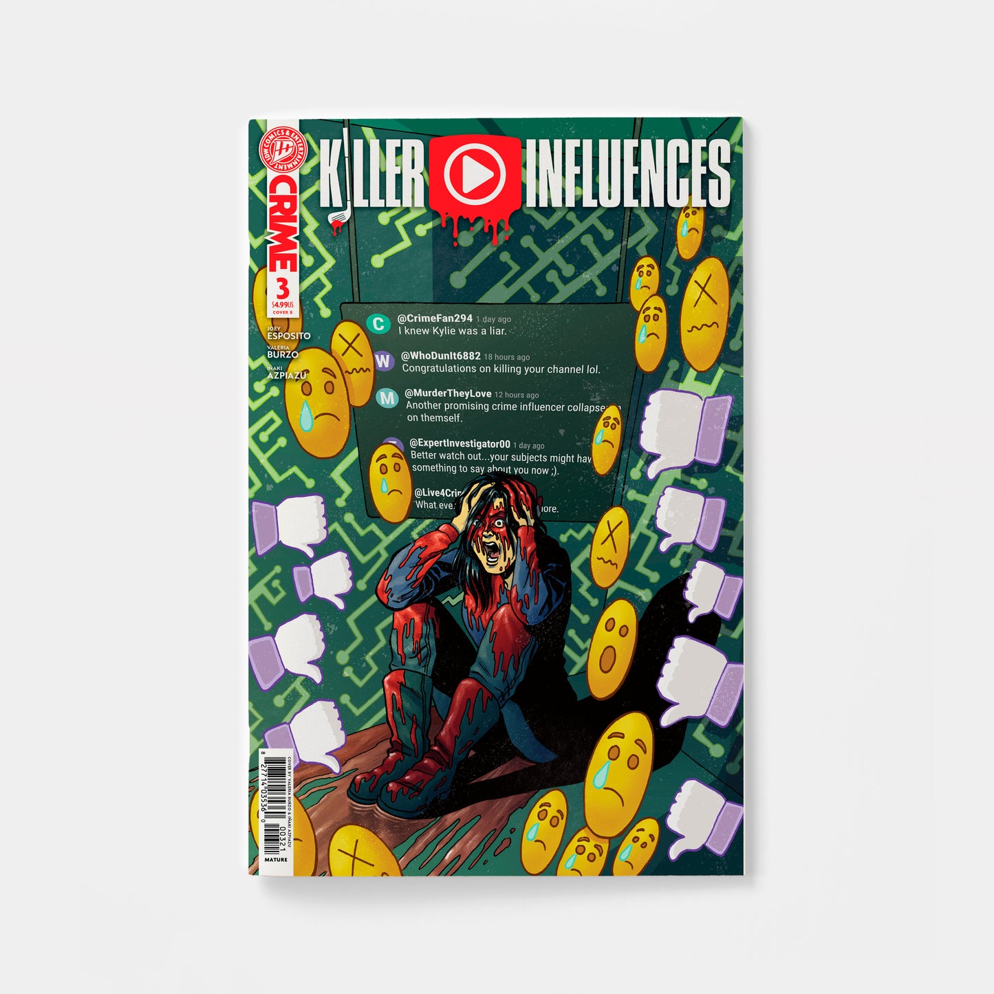 Killer Influences #3 Variant B (Burzo) | presale | 2026-09-16