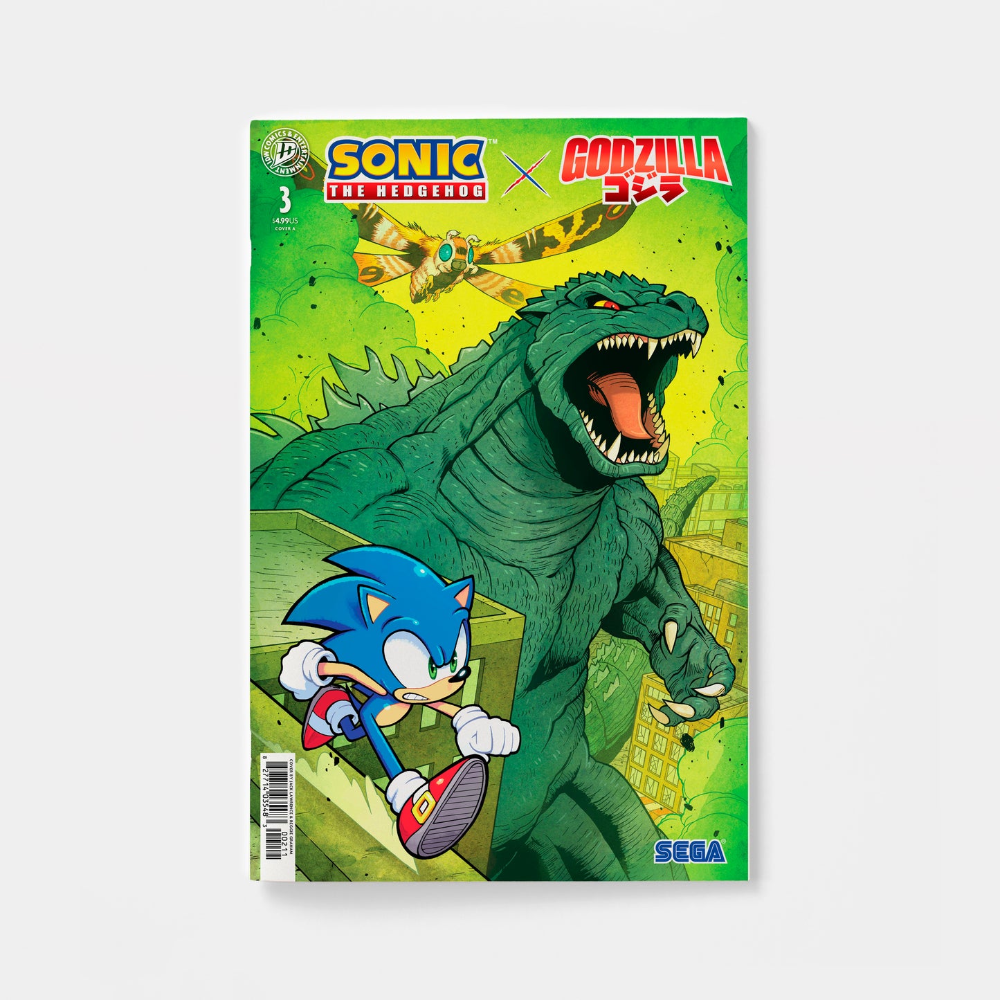 Sonic the Hedgehog x Godzilla #3 Cover A (Lawrence) | presale | 2026-10-14