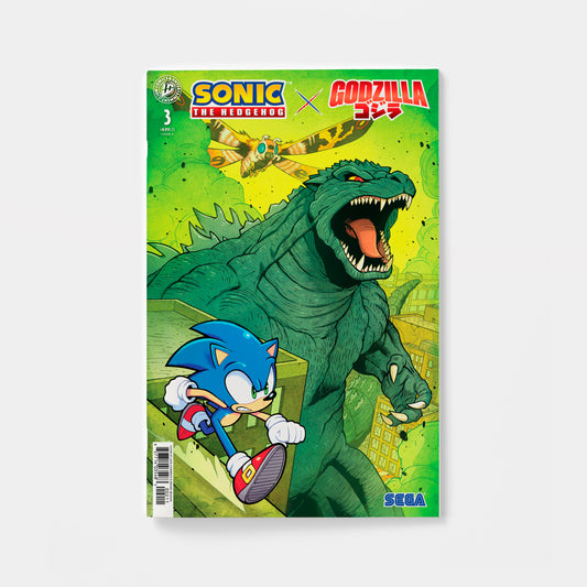 Sonic the Hedgehog x Godzilla #3 Cover A (Lawrence) | presale | 2026-10-14