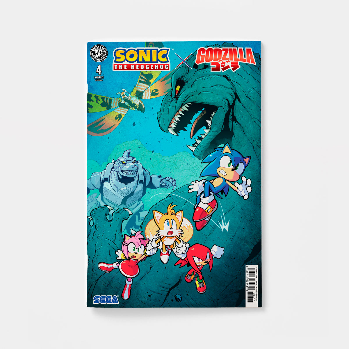 Sonic the Hedgehog x Godzilla #4 Cover A (Lawrence) | presale | 2026-11-11