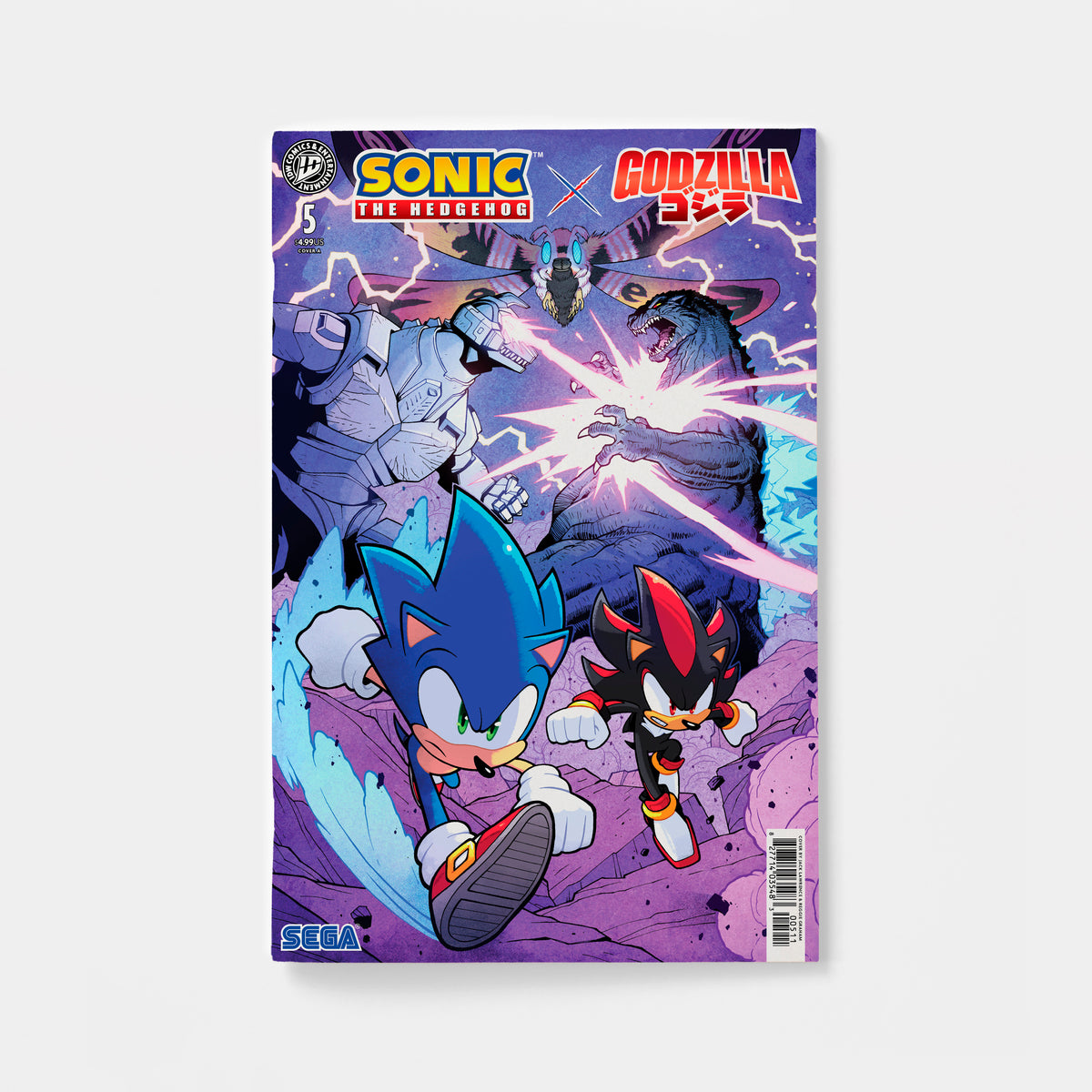 Sonic the Hedgehog x Godzilla #5 Cover A (Lawrence) | presale | 2026-12-16