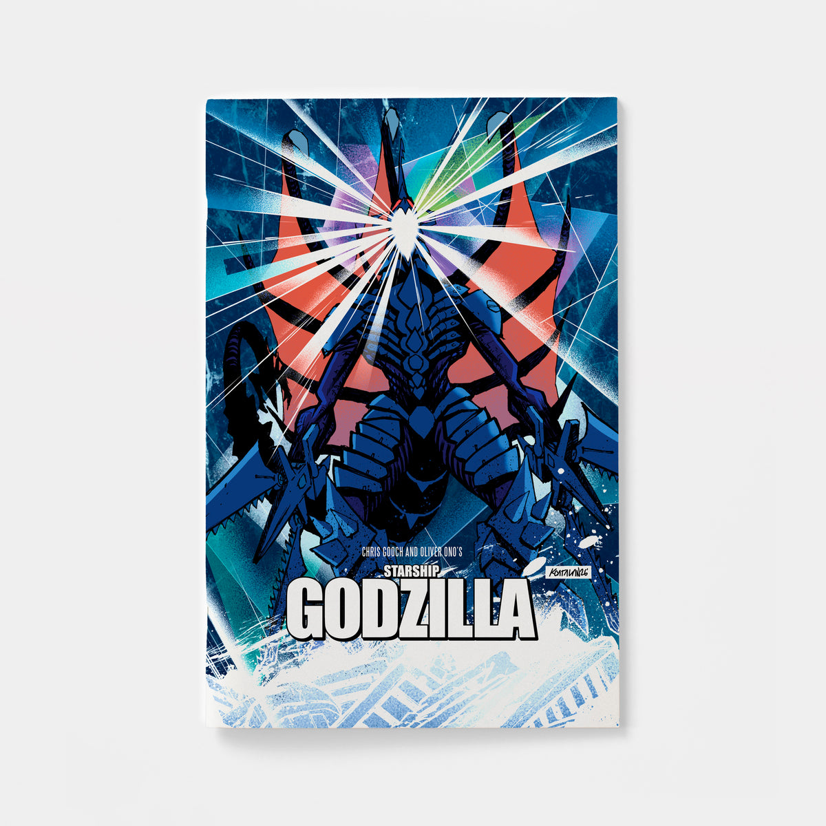 Starship Godzilla: Invasion X [Kai-Sei Era] #3 Variant B (Catalan Movie Homage Cover) | presale | 2026-12-09
