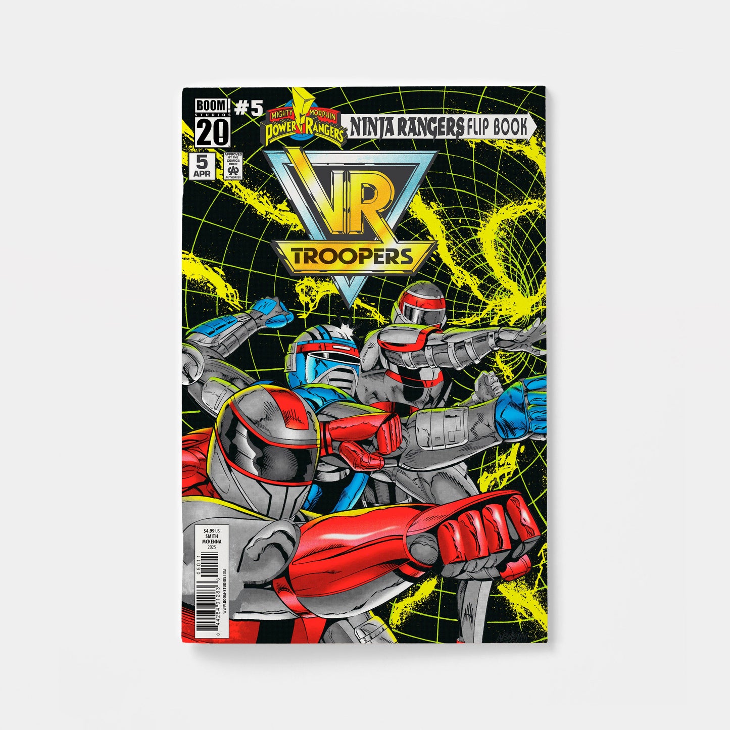 VR Troopers/Power Rangers Flipbook Facsimile Edition #5 A Main (Dressed, Smith & McKenna)