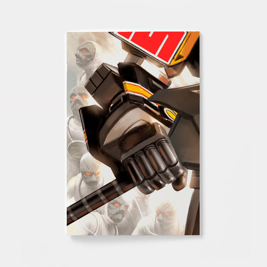 Mighty Morphin Power Rangers (2026) #4 C Megazord Card Stock Connecting Variant (Full Art, Mercado) | presale | 2026-09-30