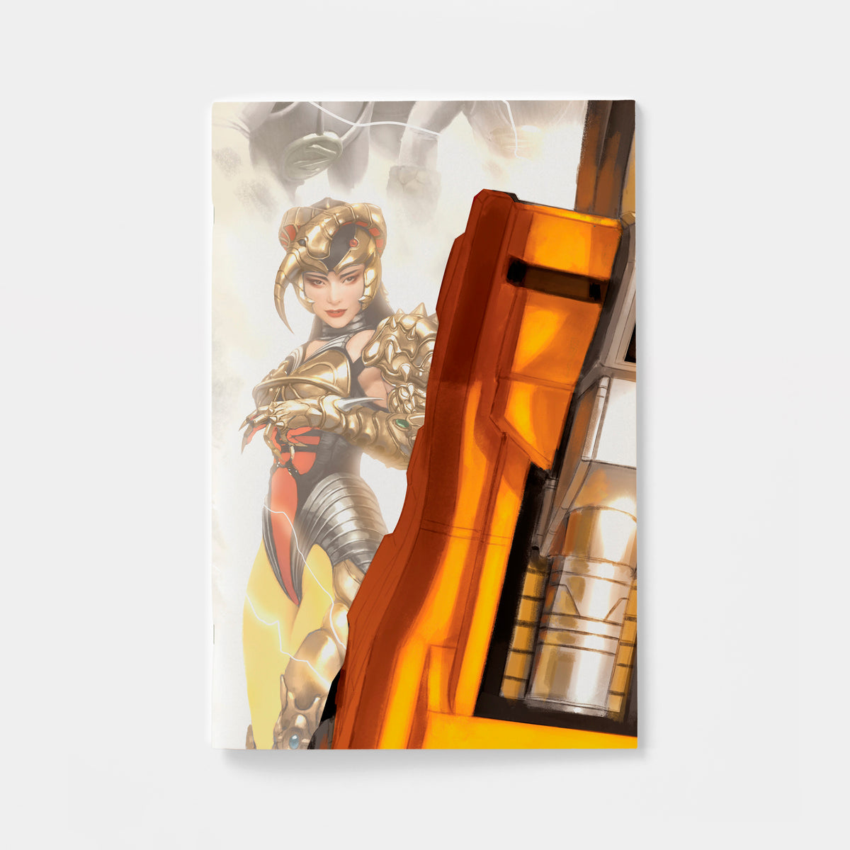 Mighty Morphin Power Rangers (2026) #7 C Megazord Card Stock Connecting Variant (Full Art, Mercado) | presale | 2026-12-30