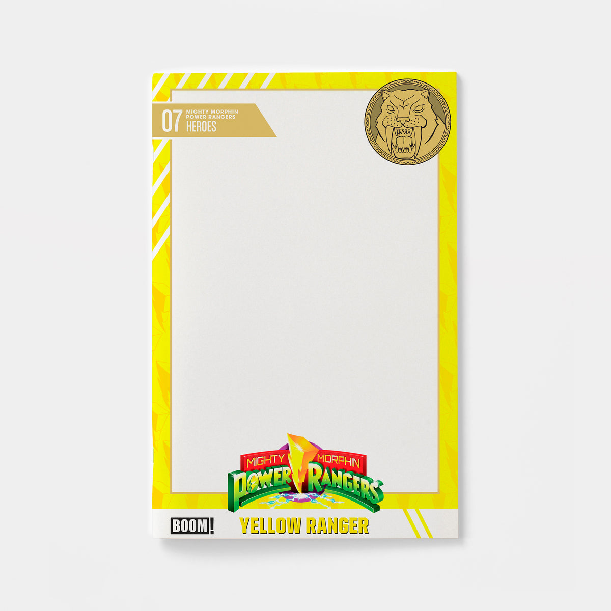 Mighty Morphin Power Rangers (2026) #7 D Trading Card Blank Sketch Variant | presale | 2026-12-30