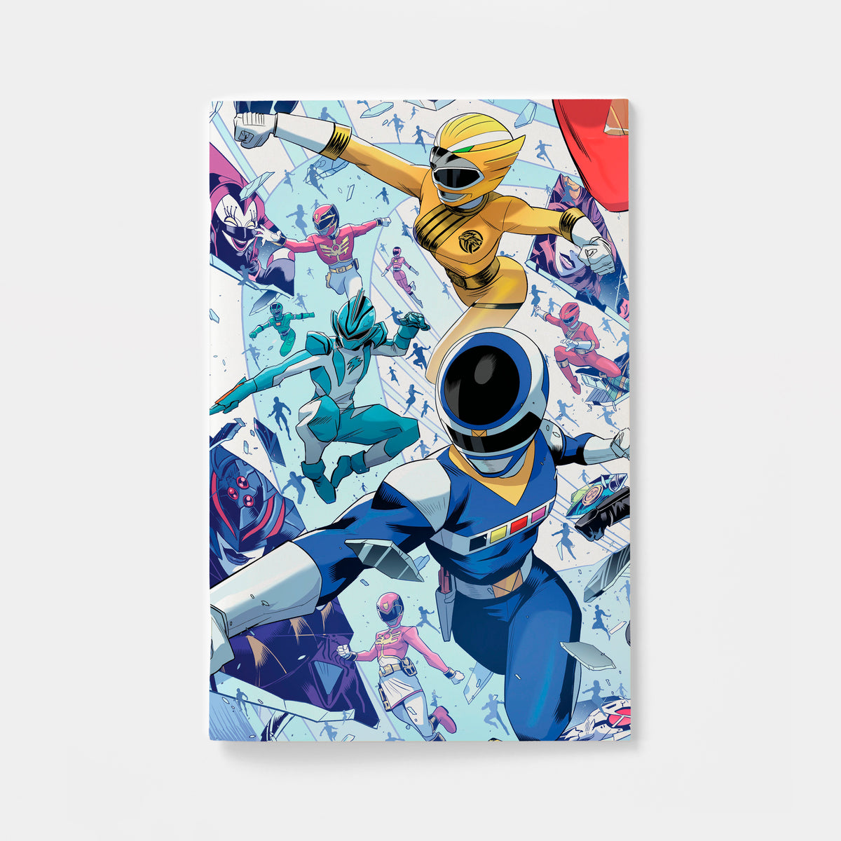 Power Rangers Unlimited #5 C Every Ranger Ever Card Stock Connecting Variant (Full Art, Zonno) | presale | 2026-11-11
